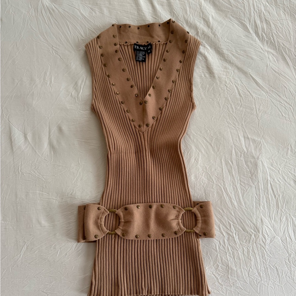 Tube Tank Sleeveless #y2k #bodycon #jeweled #bronze goddess #sexy